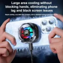 CX06 2-in-1 Magnetic & Clip-on Phone Cooler for Gaming - Semiconductor Freeze Cooling Compatible with iPhone Android, Heat Sink