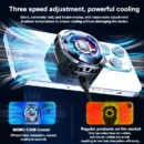 CX06 2-in-1 Magnetic & Clip-on Phone Cooler for Gaming - Semiconductor Freeze Cooling Compatible with iPhone Android, Heat Sink