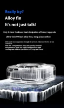 New Ice-Cooling Semiconductor Phone Cooler Magnetic Clip-on Cooling Fan with Digital Temperature Display for Gaming Phones