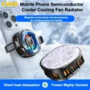 CX06 2-in-1 Magnetic & Clip-on Phone Cooler for Gaming - Semiconductor Freeze Cooling Compatible with iPhone Android, Heat Sink