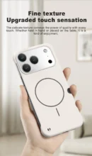 Frameless Solid Color Magnetic Case For iPhone 17 Air 16 15 14 13 12 11 Pro Max Plus 16E For Magsafe Hard PC Matte Back Cover