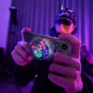 Mobile Phone Game Cooler Built In Battery Phone Fan Fast Cooling Phone Cooler For Gaming Watch Videos