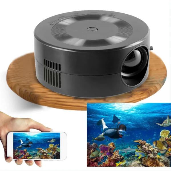 Mini Projector Portable 1080p Small Home Movie Projector Same Screen Function Optical Lens Built in Speaker for Phone - Image 5