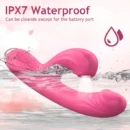 Rabbit Powerful Suction Cup G-Spot Vibrator Women's Clitoral Vaginal Stimulator Anal Plug Dildo Sex Toy Women's Adult Products
