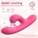 Rabbit Powerful Suction Cup G-Spot Vibrator Women's Clitoral Vaginal Stimulator Anal Plug Dildo Sex Toy Women's Adult Products