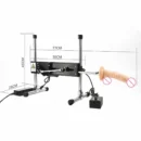 FREDORCH Retractable 3-15cm Automatic Masturbation Dildo Sex Machine Adult Couple SM Love Machie Female Vaginal Vibrator Sex Toy