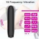 Bullet Vibrator Female Masturbation Toys Nipple Clitoris Double Stimulation Waterproof Vibrating Egg Sex Toy for Women