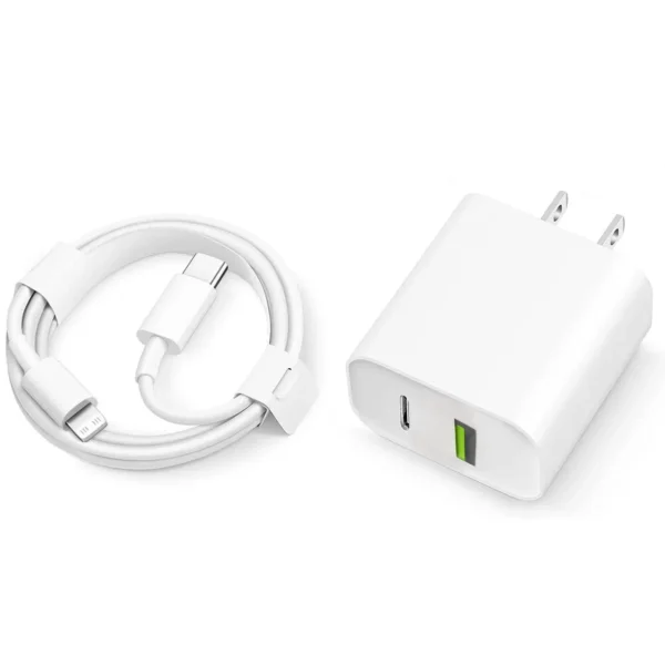 20W Fast Charger For iPhone 13 mini 12 11 pro  14 Pro Max Plus X XR XS USB Type C Fast Charging Charger Cable Accessories - Image 2