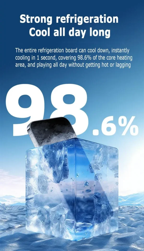 New Mobile Phone Water Cooling Radiator Water-Cooled Cooler Game Live Streaming Game Cooler Portable for Android Smartphone - Image 10