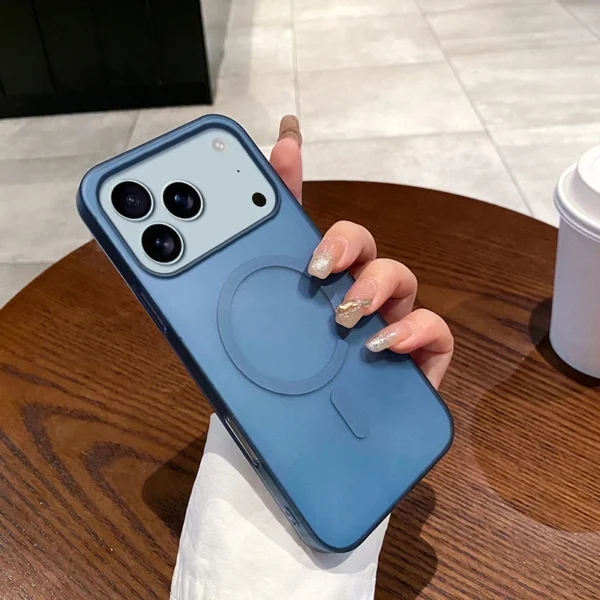 Ultra Thin Matte Case For iPhone 17 Air 16 E 15 14 13 12 11 Pro Max X XR 7 8 Plus Magnetic For Magsafe Wireless Charge PC Cover - Image 7