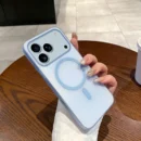 Ultra Thin Matte Case For iPhone 17 Air 16 E 15 14 13 12 11 Pro Max X XR 7 8 Plus Magnetic For Magsafe Wireless Charge PC Cover
