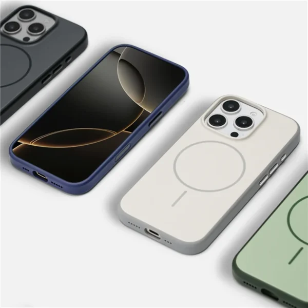 Double Color Original Matte Magsafe Case For iPhone 17Pro Max 17 16Pro 17Air Active Touch Camera Button Hybrid PC+TPU Hard Cover - Image 12