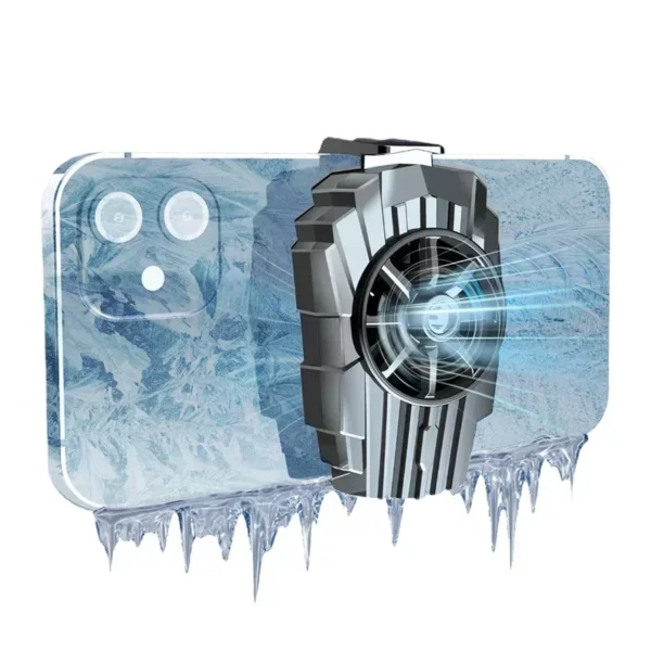 New Mini Cooling Fans For Mobile Phone Silent Cooler Cell Phone Gaming Radiator Game Cooler Portable Cooling Fan - Image 7