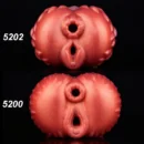 YOCY Dual Channel Men Masturbator Sex Toy Fantasy Fire God Pocket Pussy Vaginal Anal Sex Toy For Adult 18+