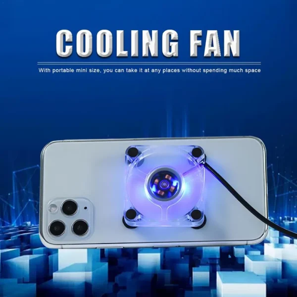 Portable Mobile Phone Cooler USB Cooling Pad Cooler Fan Gamepad Game Gaming Shooter Mute Radiator Controller Heat Sink - Image 7