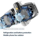 Semiconductor Mobile Phone Cooler with Multi-Adjustable Buckle Ice Cooling Chiller for Gaming Live Broadcast Temperature Control