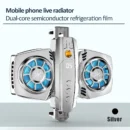 Semiconductor Mobile Phone Cooler with Multi-Adjustable Buckle Ice Cooling Chiller for Gaming Live Broadcast Temperature Control