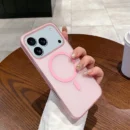 Ultra Thin Matte Case For iPhone 17 Air 16 E 15 14 13 12 11 Pro Max X XR 7 8 Plus Magnetic For Magsafe Wireless Charge PC Cover