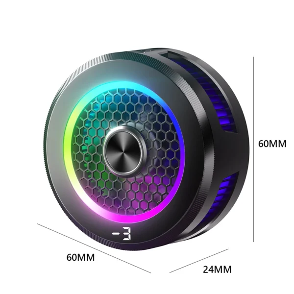 Magnetic Mobile Phone Cooler Strong Cooling Mobile Phone Radiator Universal Semiconductor Tablet Radiator PUBG Gaming Cooler - Image 6