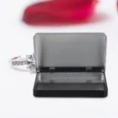 Mini Game Card Tin Box Black Rectangular Metal Storage Container For Sports Cards Jewelry Coins Travel Portable Small Tinplate