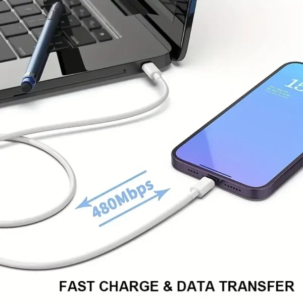iPhone Fast Charger, 20W USB C Charger Block with USB C to Lightning Cable, Fast Compatible with iPhone14/13/12/11/XS/XR - Image 10