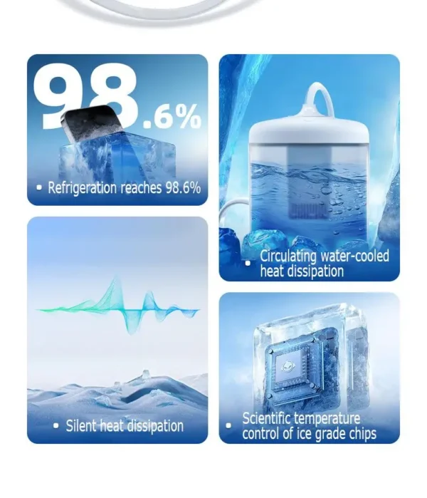 New Mobile Phone Water Cooling Radiator Water-Cooled Cooler Game Live Streaming Game Cooler Portable for Android Smartphone - Image 8