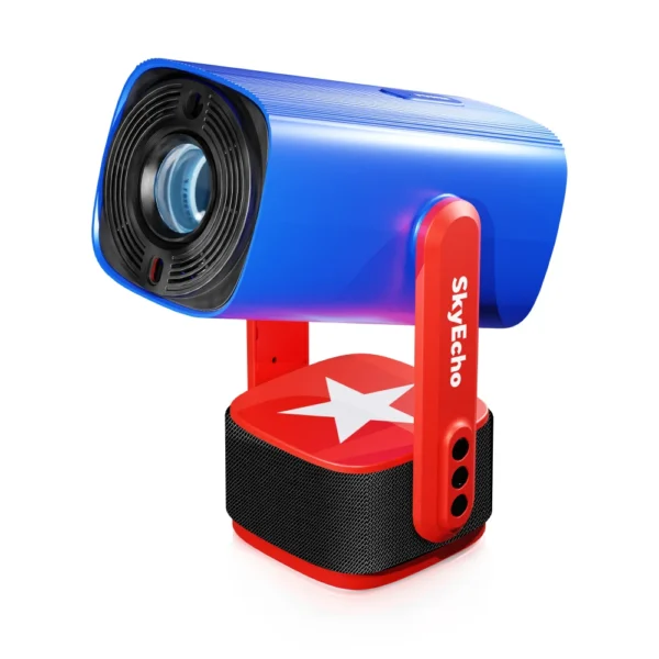 SkyEcho Mini Projector 1080P Home Theater 4K Video Projector 150in Projection Size 270° Rotation & Auto Keystone for Outdoor - Image 24