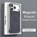 Frameless Solid Color Magnetic Case For iPhone 17 Air 16 15 14 13 12 11 Pro Max Plus 16E For Magsafe Hard PC Matte Back Cover