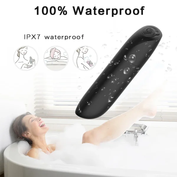 Bullet Vibrator Female Masturbation Toys Nipple Clitoris Double Stimulation Waterproof Vibrating Egg Sex Toy for Women - Image 3