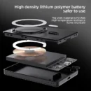 Thin Magnetic Wireless Power Bank 15W 5000mAh Portable Fast Charging External Battery for Magsafe For iPhone 16 15 14 13 Pro Max