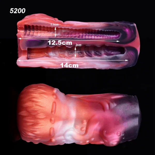 YOCY Dual Channel Men Masturbator Sex Toy Fantasy Fire God Pocket Pussy Vaginal Anal Sex Toy For Adult 18+ - Image 13