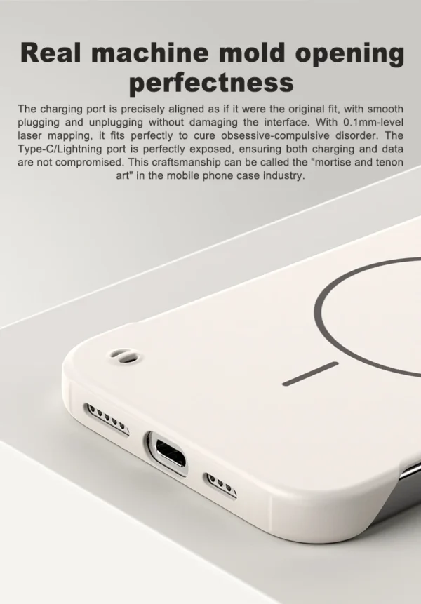 Frameless Solid Color Magnetic Case For iPhone 17 Air 16 15 14 13 12 11 Pro Max Plus 16E For Magsafe Hard PC Matte Back Cover - Image 21