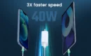 40W USB C Fast Charger For iPhone 14 13 12 11 Pro Max XS iPad USB Type C Fast Charging Data Cable Phone Accessories Charger Set