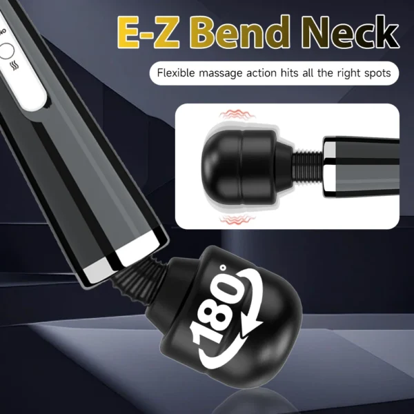 Powerful AV Magic Wand Vibrator Large G-Spot Nipple Massager Vagina Dildo Clitoral Stimulator Sex Toy Adult Women Women - Image 3