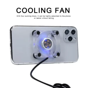 Portable Mobile Phone Cooler USB Cooling Pad Cooler Fan Gamepad Game Gaming Shooter Mute Radiator Controller Heat Sink