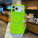 For Magsafe Magnetic Wireless Charging Phone Case For iPhone 17 Pro Max Air Luxury Solid Color Liquid Silicone Bumper Back Cover