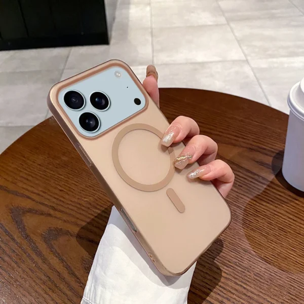 Ultra Thin Matte Case For iPhone 17 Air 16 E 15 14 13 12 11 Pro Max X XR 7 8 Plus Magnetic For Magsafe Wireless Charge PC Cover - Image 8