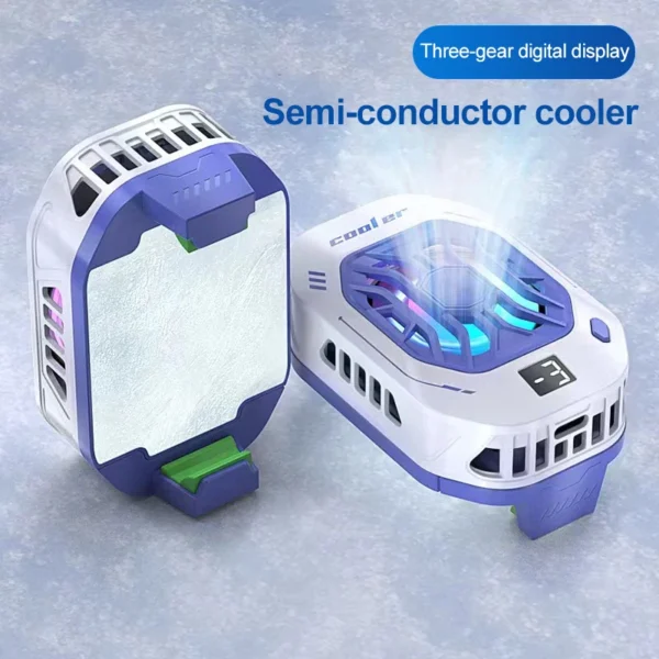 Smartphone cooler for phone cooling fan for mobile phone cooler phone gaming cell cooling plate phone cooler for games Portable - Image 8