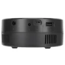Mini Projector Portable 1080p Small Home Movie Projector Same Screen Function Optical Lens Built in Speaker for Phone
