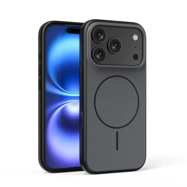 Double Color Original Matte Magsafe Case For iPhone 17Pro Max 17 16Pro 17Air Active Touch Camera Button Hybrid PC+TPU Hard Cover - Image 2
