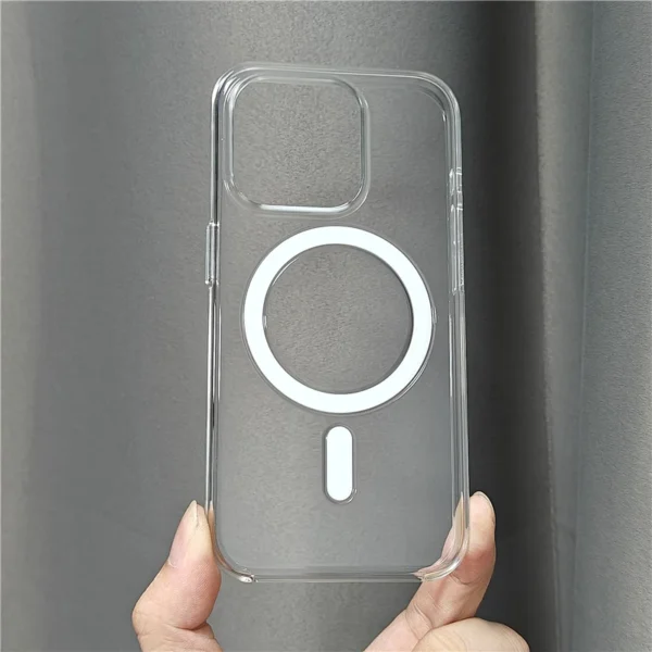 Original Animation for Magsafe Magnetic Case For iPhone 17 17Pro 16Pro 15 14 16Pro Max Clear Wireless Charging Shockproof Cover - Image 2