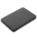 Mini Game Card Tin Box Black Rectangular Metal Storage Container For Sports Cards Jewelry Coins Travel Portable Small Tinplate