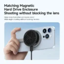 Hagibis Magnetic Cell Phone Cooler Universal Cooling Fan Mobile Phone Radiator for iPhone 15 Pro Black Shark Gaming Live Stream