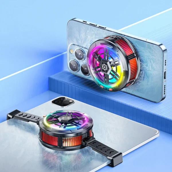 Magnetic Mobile Phone Cooler Strong Cooling Mobile Phone Radiator Universal Semiconductor Tablet Radiator Gaming Cooler for iPad - Image 3