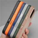 Double Color Original Matte Magsafe Case For iPhone 17Pro Max 17 16Pro 17Air Active Touch Camera Button Hybrid PC+TPU Hard Cover