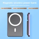 Thin Magnetic Wireless Power Bank 15W 5000mAh Portable Fast Charging External Battery for Magsafe For iPhone 16 15 14 13 Pro Max