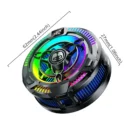 Portable Mobile Phone Cooler 3 Modes Cooling Fan Gaming Accessories For IPhone/Android/iPad Gaming Live Broadcast Permanent