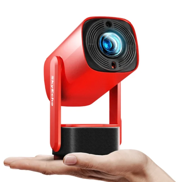 SkyEcho Mini Projector 1080P Home Theater 4K Video Projector 150in Projection Size 270° Rotation & Auto Keystone for Outdoor - Image 34