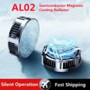 AL02 Mobile Phone Semiconductor Magnetic Cooling Fan Radiator PUBG Game Cooler for IOS Android Gaming Accessories Cool Heat Sink