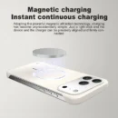 Frameless Solid Color Magnetic Case For iPhone 17 Air 16 15 14 13 12 11 Pro Max Plus 16E For Magsafe Hard PC Matte Back Cover